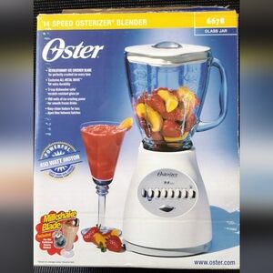 Oster 14-Speed Osterizer Blender # 6678 with Glass Jar
